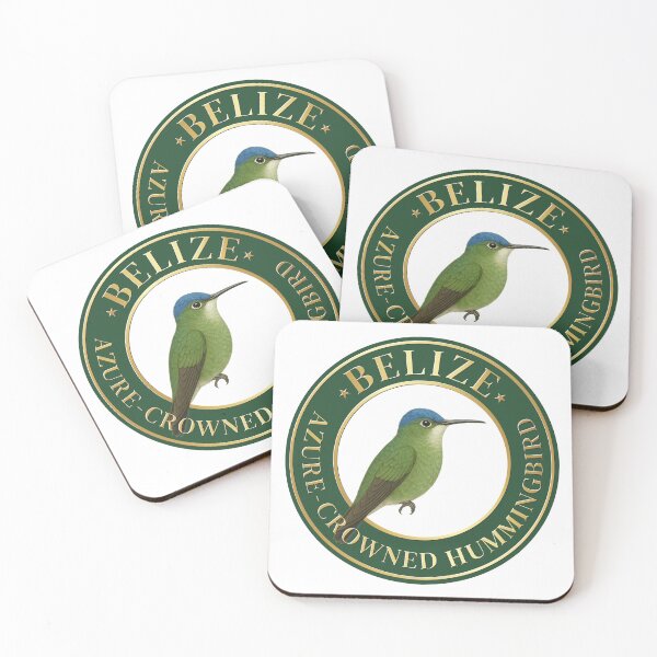Item preview, Belize Azure-Crowned Hummingbird designed and sold by BADNIS designs.