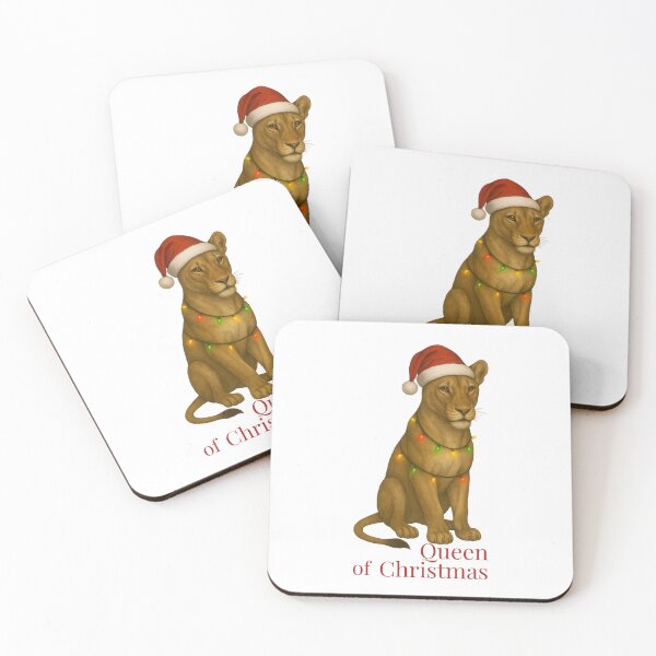 Item preview, Christmas Lioness – Queen of Christmas designed and sold by SVALANART.