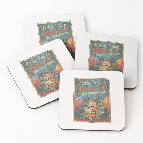 Item preview, "Festive Home Alone Doom Scrolling Funny Christmas - Perfect Holiday Gift for Movie Lovers designed and sold by wellie-chic.