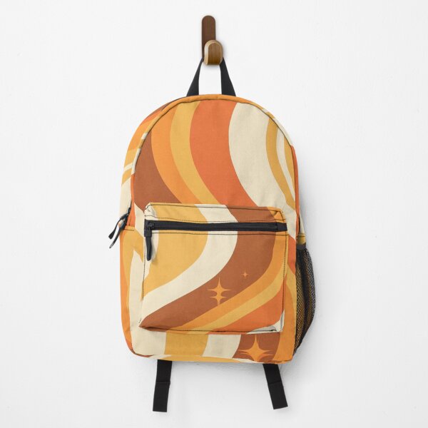 Item preview, Retro Wavy Lines - Groovy Orange 70s designed and sold by trajeado14.