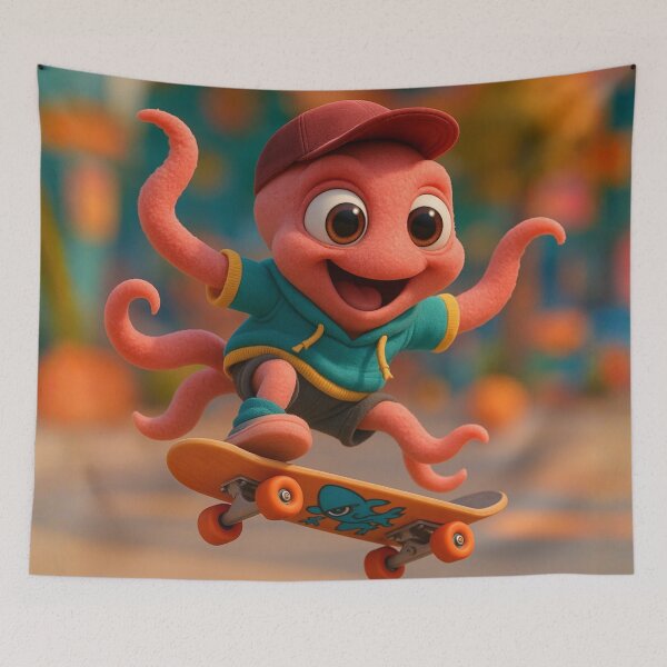 Item preview, Skater Colossal Squid designed and sold by Sillytoe.