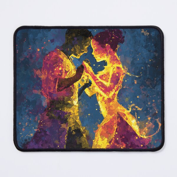 Item preview, Fiery Latin Dance Duo – Salsa Bachata Tango Art designed and sold by AtotheTwoDesign.