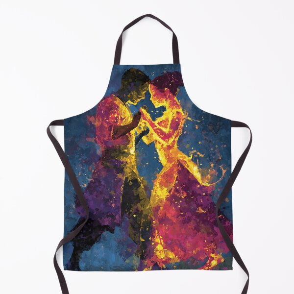 Item preview, Fiery Latin Dance Duo – Salsa Bachata Tango Art designed and sold by AtotheTwoDesign.