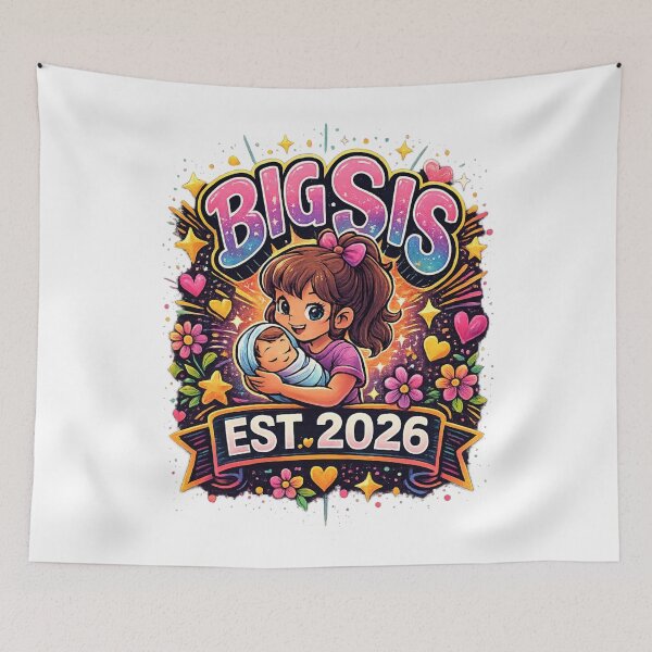 Item preview, BIG SIS – EST. 2026. T-Shirt designed and sold by NAJURE.