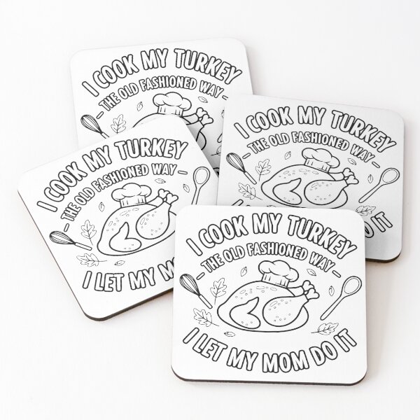 Item preview, Funny Turkey Cooking Design – Old-Fashioned Holiday Humor for Food Lovers and Family Gatherings designed and sold by Charaff.
