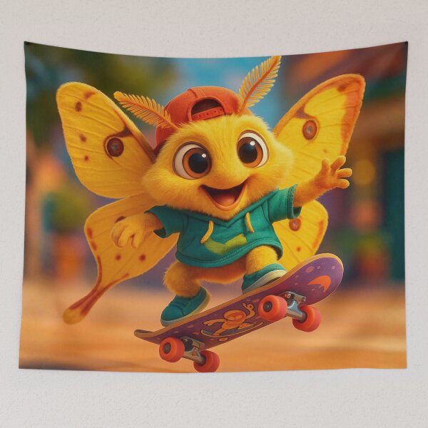 Item preview, Skater Comet Moth designed and sold by Sillytoe.