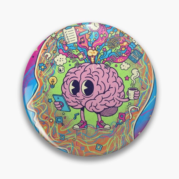Item preview, Colourful Brain Explosion! designed and sold by doodledivergent.