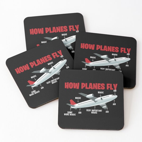 Item preview, How Planes Fly – Funny Aviation Magic Diagram designed and sold by JA World - Art & Design.
