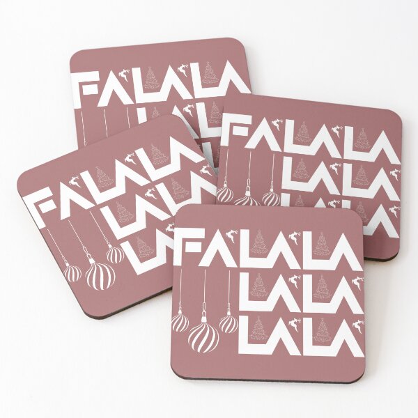 Item preview, Fa La La Modern Minimalist Christmas Typography T-Shirt designed and sold by SP Motif.