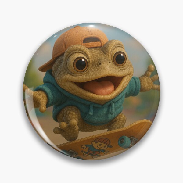 Item preview, Skater Common Toad designed and sold by Sillytoe.