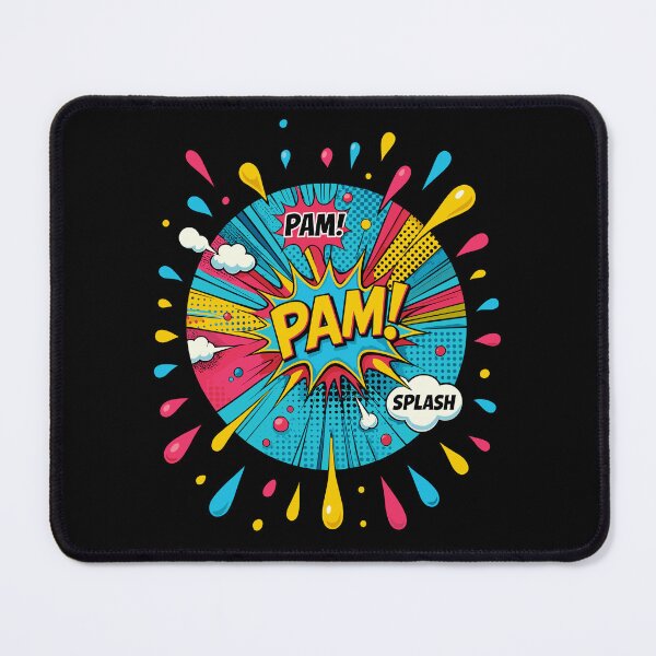 Item preview, Copie de Colorful pop art design with onomatopoeia BAM WOW PAF designed and sold by BCA Collection.