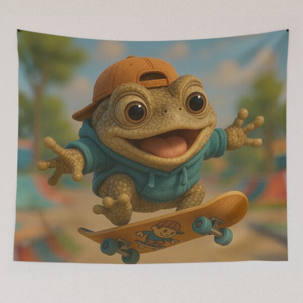 Item preview, Skater Common Toad designed and sold by Sillytoe.