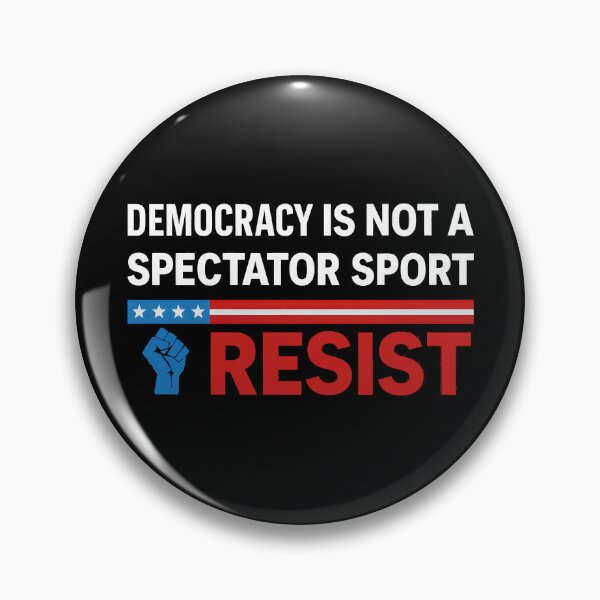 Item preview, Democracy is Not A Spectator Sport designed and sold by gear-posters.