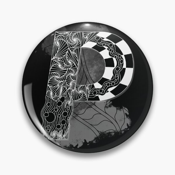 Item preview, Monogram P zen patterns designed and sold by TangleH-art.