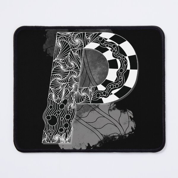 Item preview, Monogram P zen patterns designed and sold by TangleH-art.