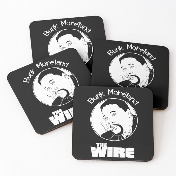 Item preview, Bunk Moreland - The Wire designed and sold by blacksnowcomics.