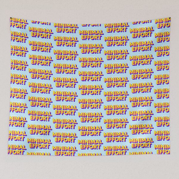 Item preview, Funny Minimal Effort Vibes Quote designed and sold by SholoStudio.