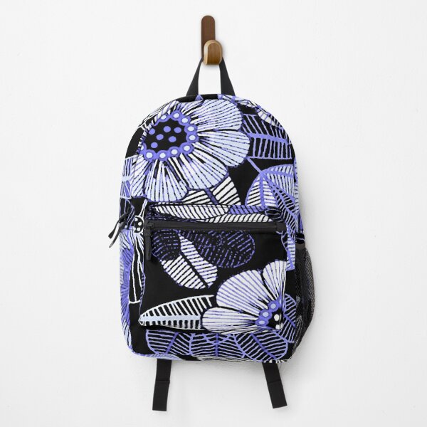 Item preview, Flower Lines in Blue designed and sold by ViaARTfactory.