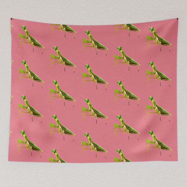 Item preview, P is for Praying Mantis, Praying Mantis | Insect Lover & Wildlife Art Design designed and sold by PrettylittlepastelUk.