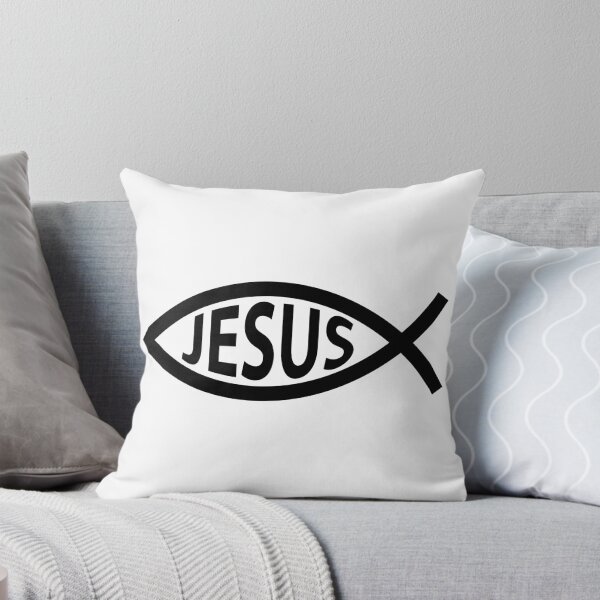 Item preview, Jesus Fish Symbol Minimalist Christian Faith Design designed and sold by Eh Plus Designs.