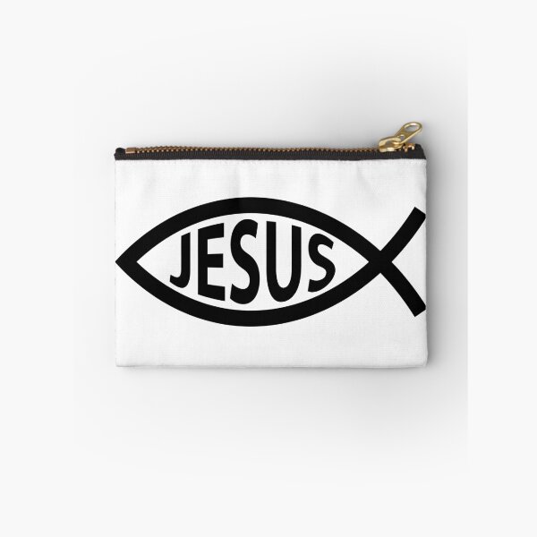 Item preview, Jesus Fish Symbol Minimalist Christian Faith Design designed and sold by Eh Plus Designs.
