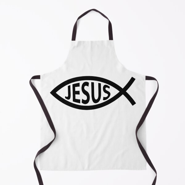 Item preview, Jesus Fish Symbol Minimalist Christian Faith Design designed and sold by Eh Plus Designs.