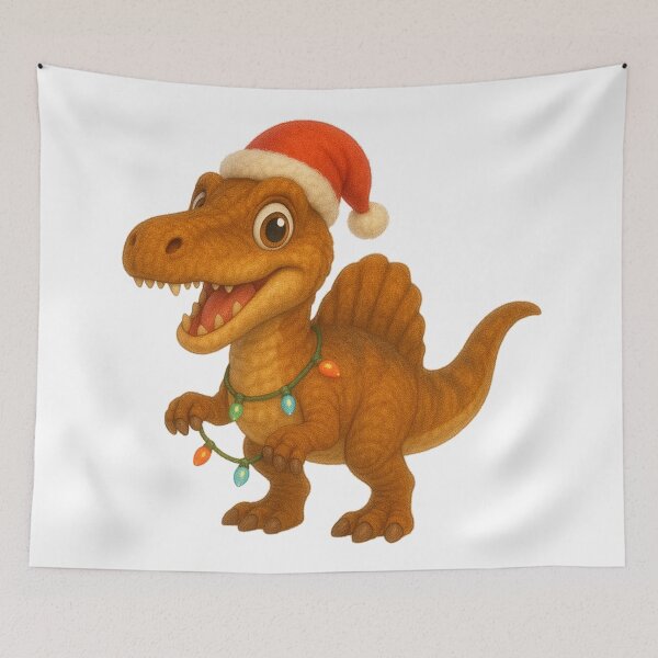 Item preview, Christmas Suchomimus Dinosaur designed and sold by Sillytoe.