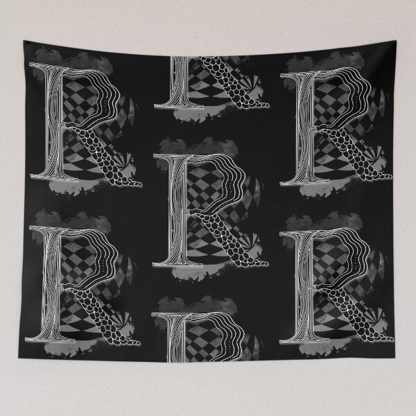 Item preview, Monogram R zen patterns designed and sold by TangleH-art.
