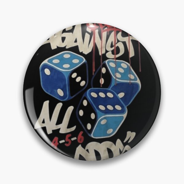 Item preview, Against All Odds Dice - Streetwear Tattoo Style designed and sold by VSHARX COLLECTION.