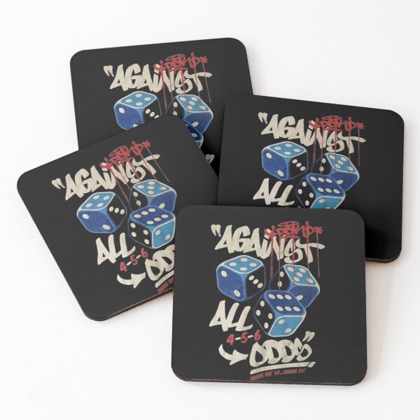 Item preview, Against All Odds Dice - Streetwear Tattoo Style designed and sold by VSHARX COLLECTION.