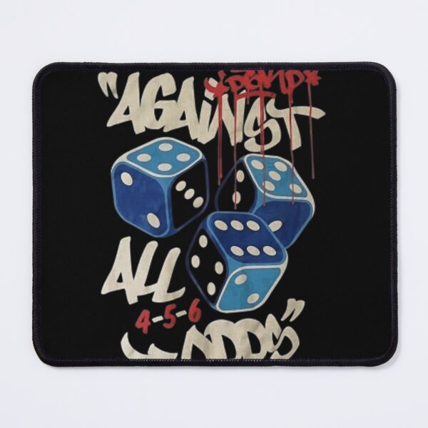 Item preview, Against All Odds Dice - Streetwear Tattoo Style designed and sold by VSHARX COLLECTION.