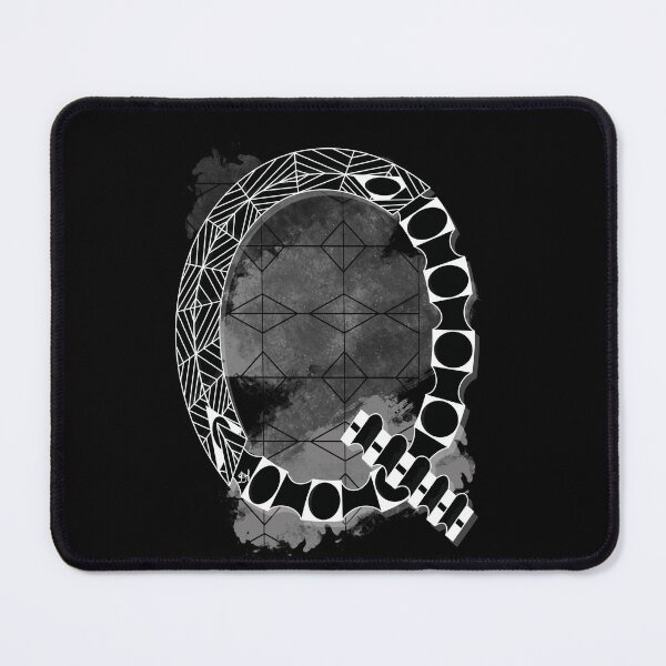 Item preview, Monogram Q zen patterns designed and sold by TangleH-art.