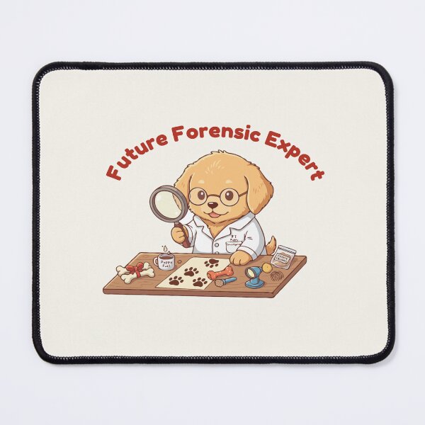 Item preview, Cute Forensic Scientist Puppy – Future Forensic Expert | Puppy Dreams Big Series designed and sold by The Real Life Symphony.