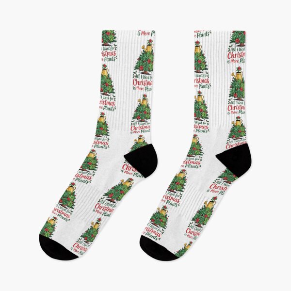 Item preview, All I Want For Christmas Is Plants designed and sold by MonkiFlipp.