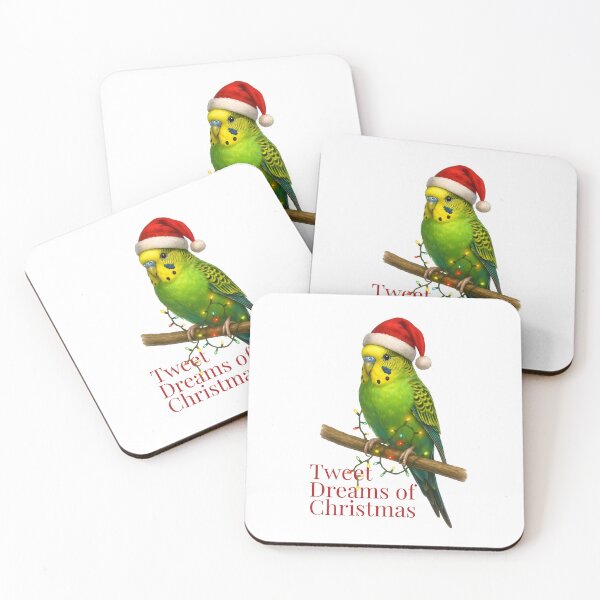 Item preview, Christmas Budgie – Tweet Dreams of Christmas designed and sold by SVALANART.