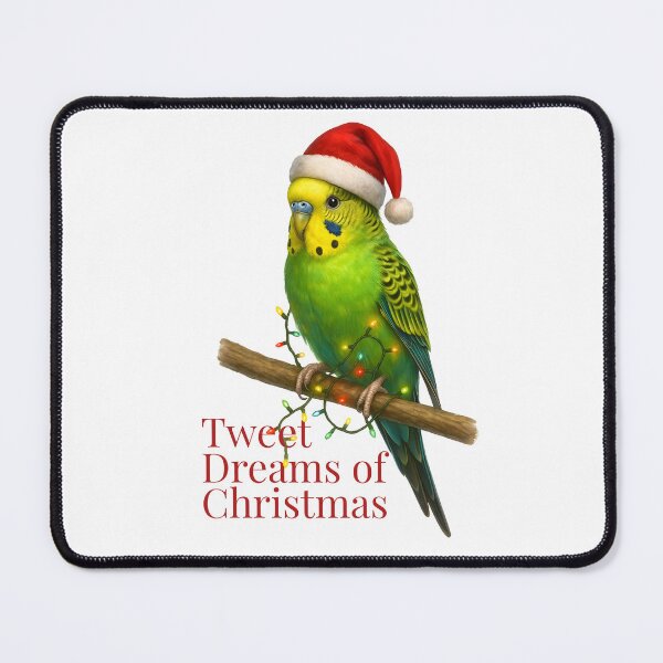 Item preview, Christmas Budgie – Tweet Dreams of Christmas designed and sold by SVALANART.
