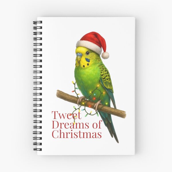 Item preview, Christmas Budgie – Tweet Dreams of Christmas designed and sold by SVALANART.