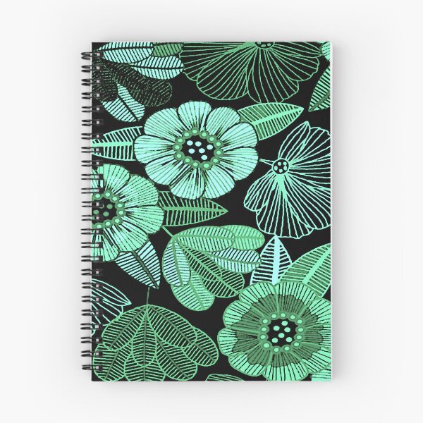 Item preview, Flower Lines in Green designed and sold by ViaARTfactory.