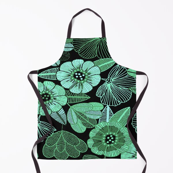 Item preview, Flower Lines in Green designed and sold by ViaARTfactory.