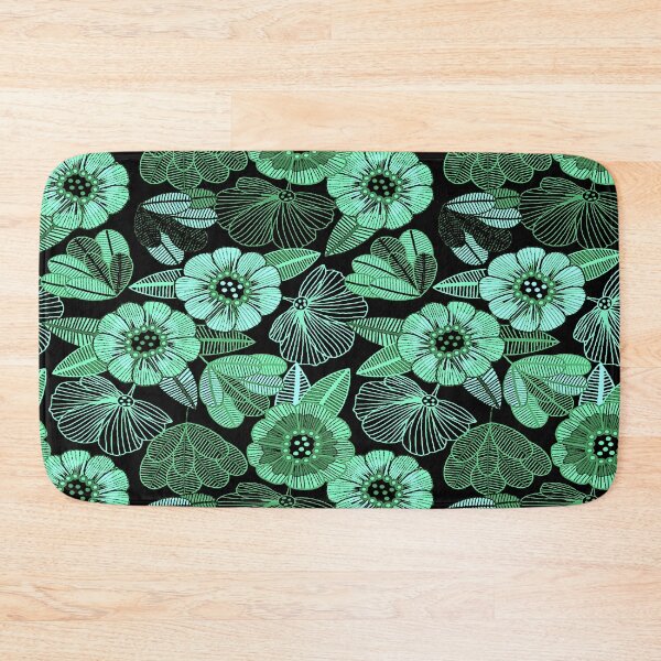 Item preview, Flower Lines in Green designed and sold by ViaARTfactory.