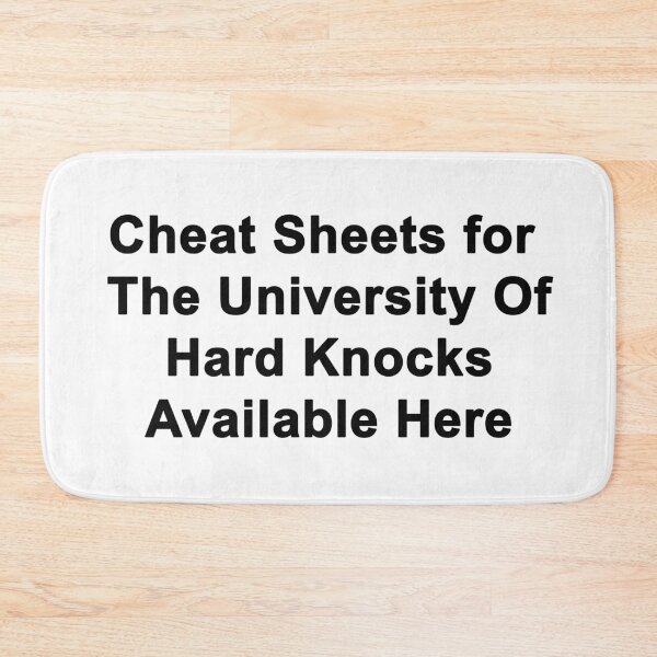 Item preview, Cheat Sheets for Hard Knocks University designed and sold by Mr. Electrician.
