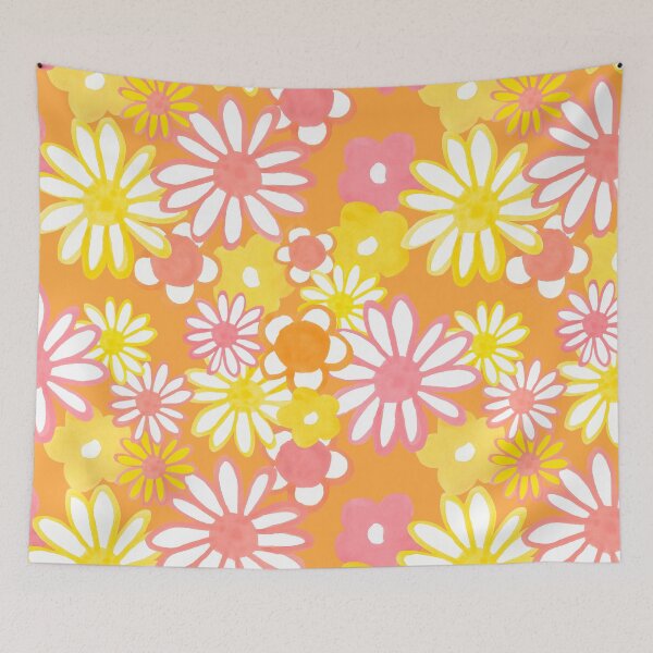 Item preview, 1950s 1960s 1970s Retro Hippy Boho Daisy Floral designed and sold by RetroMaggie.