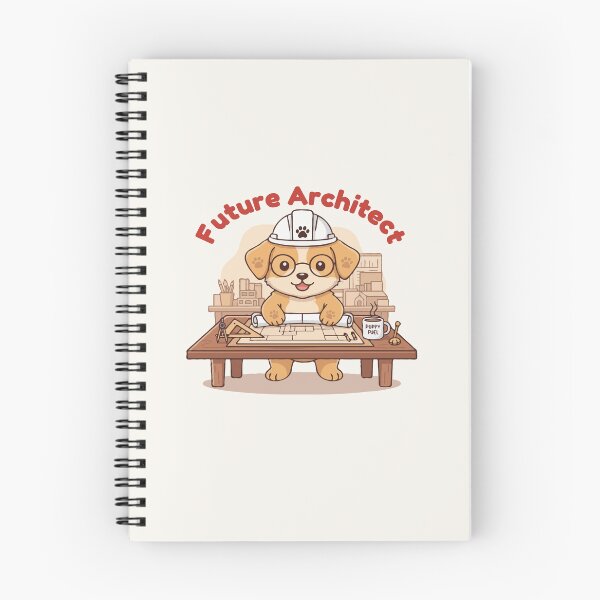 Item preview, Architect Puppy – Future Architect | Puppy Dreams Big Series designed and sold by The Real Life Symphony.