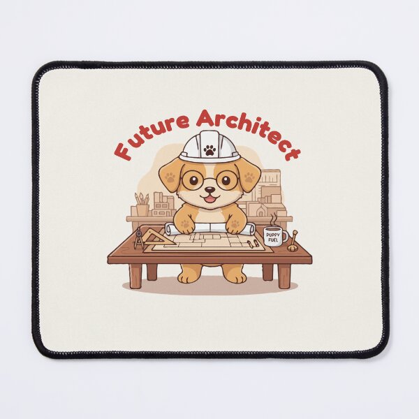 Item preview, Architect Puppy – Future Architect | Puppy Dreams Big Series designed and sold by The Real Life Symphony.