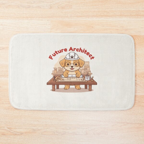 Item preview, Architect Puppy – Future Architect | Puppy Dreams Big Series designed and sold by The Real Life Symphony.