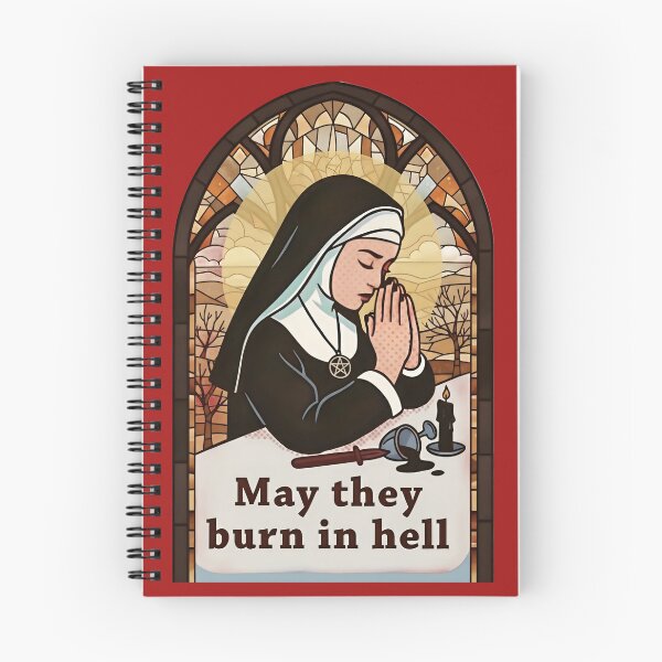 Item preview, Dark Stained Glass Nun – Gothic Satire  designed and sold by SidTastic .