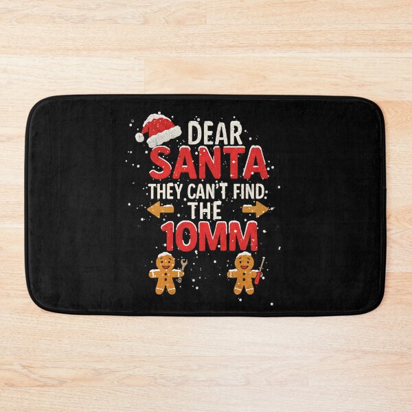 Item preview, Dear Santa They Can’t Find The 10mm – Funny Mechanic Christmas designed and sold by CarantinedChaos.