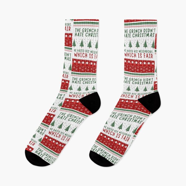 Item preview, The Grinch Hated His Neighbors, Funny Christmas Ugly Sweater designed and sold by shminoa.