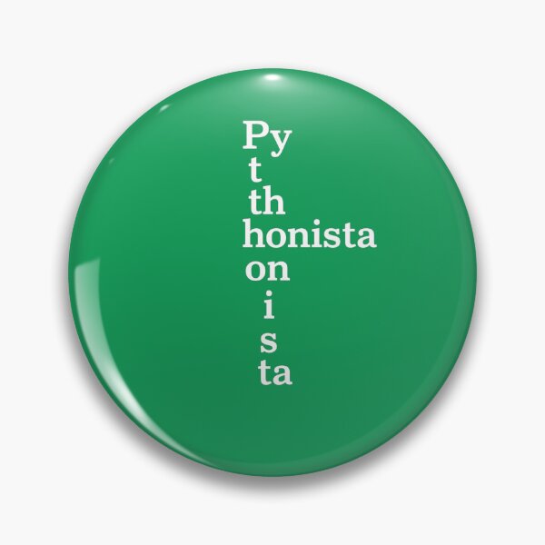 Item preview, Pythonista Vertical Typography – Minimalist Coder Aesthetic designed and sold by LIVE_FREE.