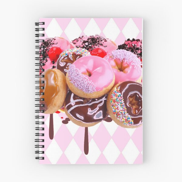 Item preview, CHOCOLATE & STRAWBERRY GLAZED DONUTS  designed and sold by sharlesart.